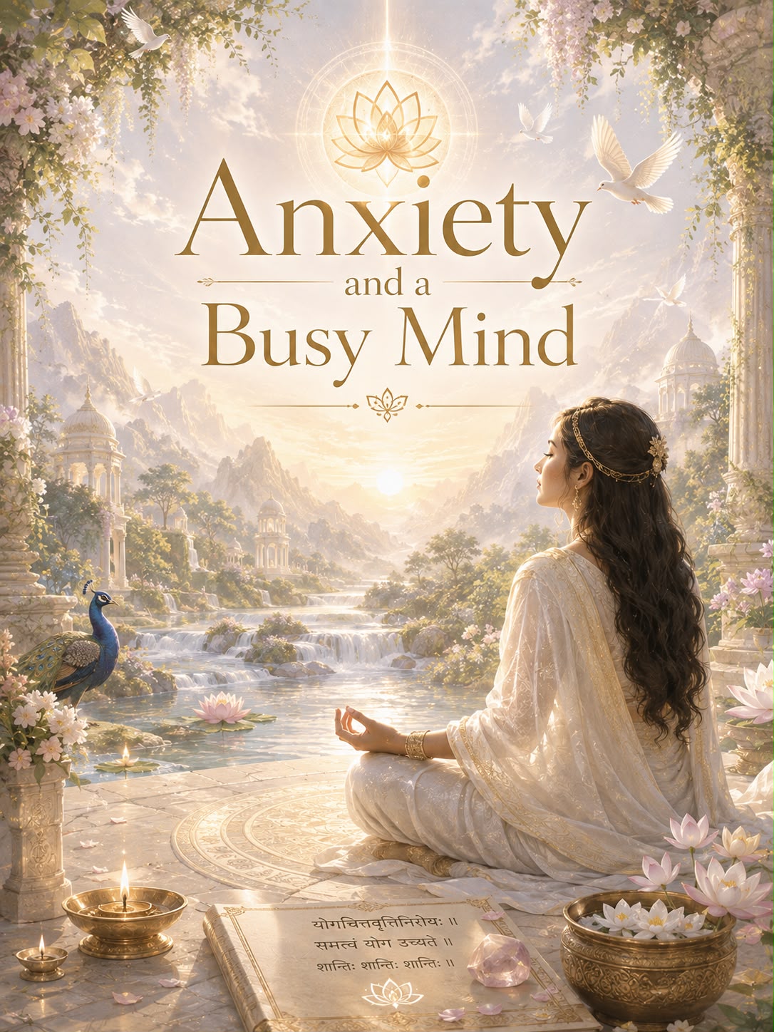 Grounded, peaceful presence for anxiety and a busy mind meditation course.