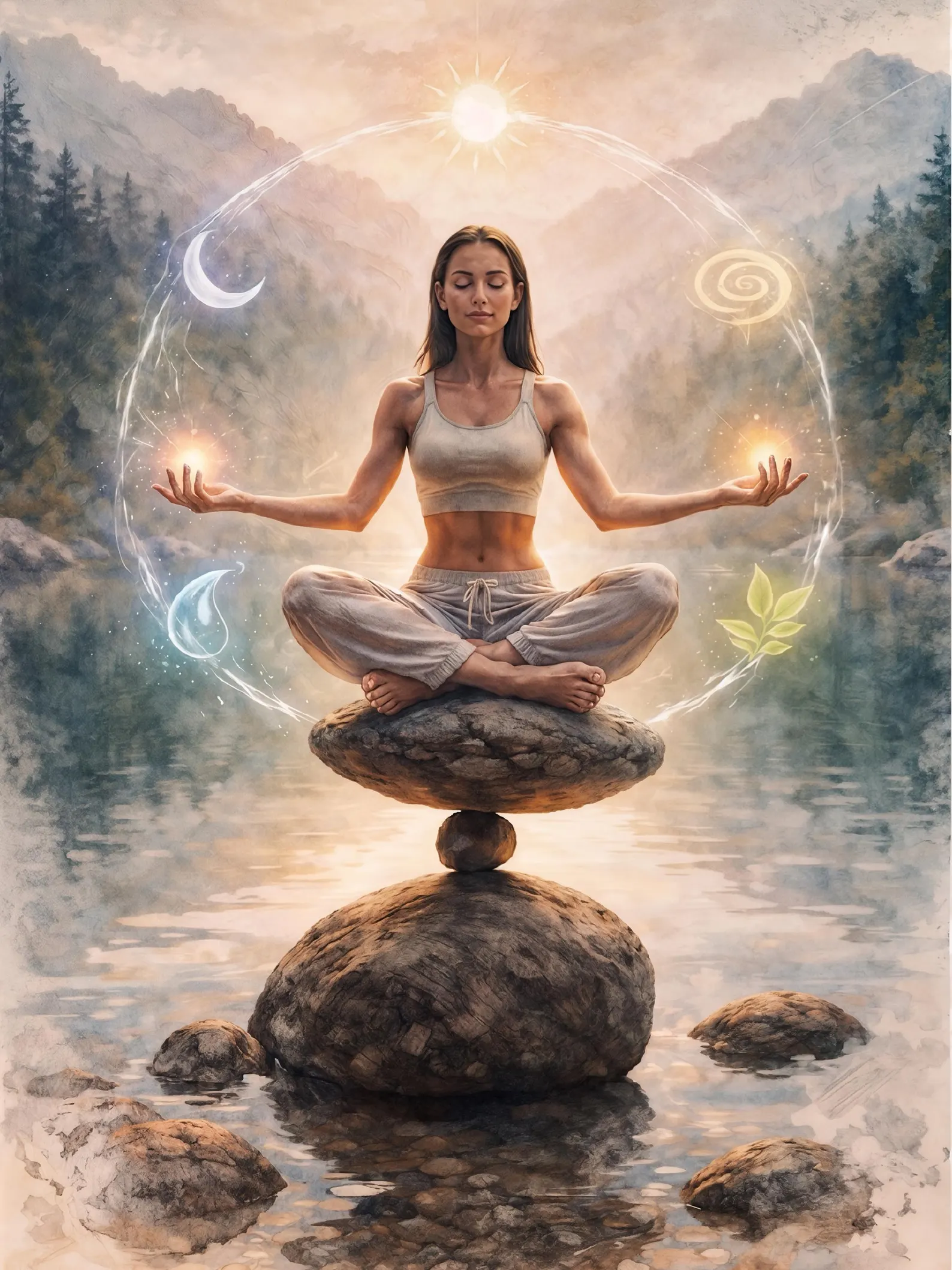 Grounded, peaceful presence for anxiety and a busy mind meditation course.